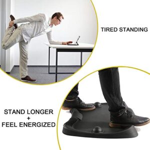 JEMPET Any Standing Desk Comfort Mat- Not-Flat Anti-Fatigue Mats with Foot Massage Using in Home, Kitchen, Office (26.9L x 20.4W)