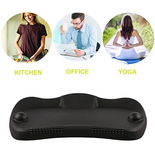 JEMPET Any Standing Desk Comfort Mat- Not-Flat Anti-Fatigue Mats with Foot Massage Using in Home, Kitchen, Office (26.9L x 20.4W)