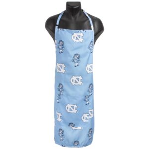 college covers everything comfy north carolina tar heels tailgating or grilling apron with 9" pocket, fully adjustable