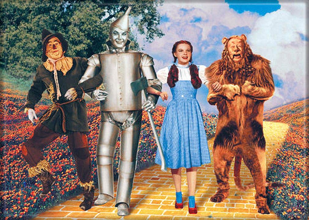 Ata-Boy Wizard of Oz On The Yellow Brick Road 2.5" x 3.5" Magnet for Refrigerators and Lockers…