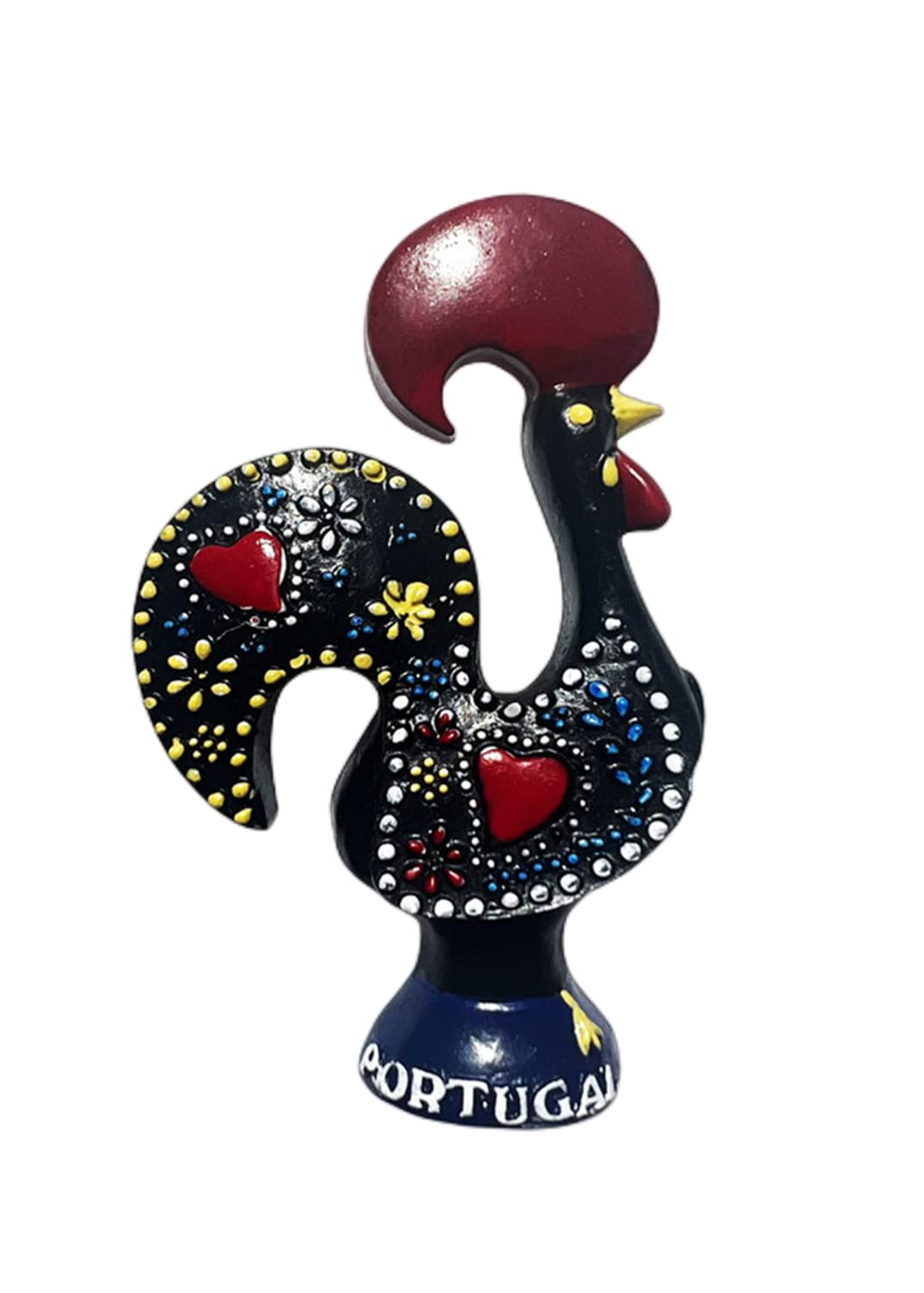 Cock Style Portugal Refrigerator Magnet Travel Souvenir Fridge Decoration 3D Magnetic Sticker Hand Painted Craft Collection