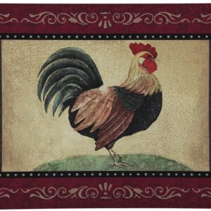 Premium Comfort Kitchen Mats (2-Pack) (Vintage Rooster)*