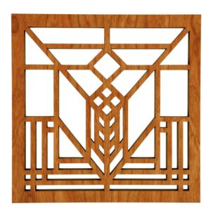 Frank Lloyd Wright Lake Geneva Hardwood Trivet