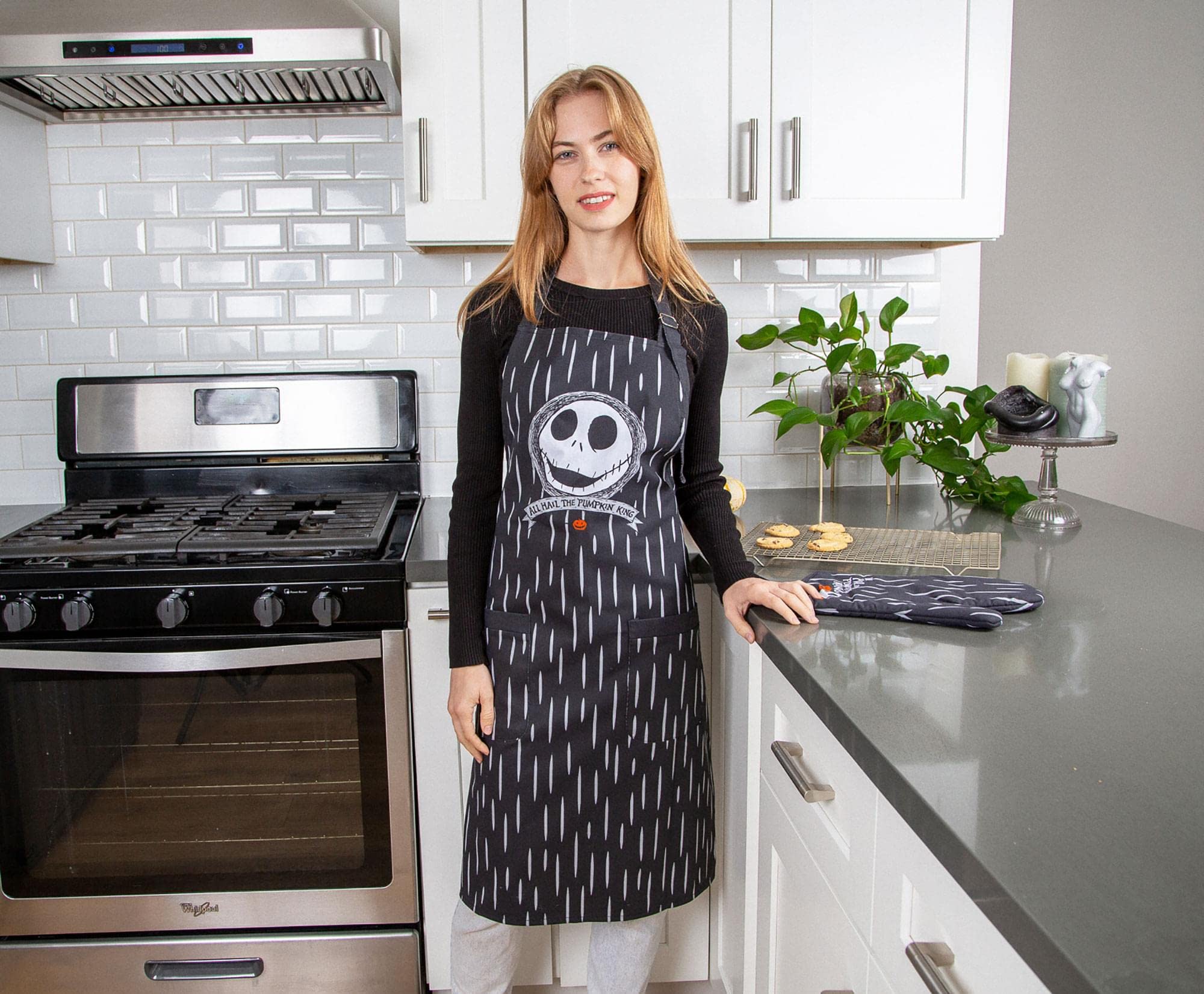 Disney The Nightmare Before Christmas Jack Skellington Kitchen Cooking Apron