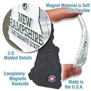 New Hampshire Small State Magnet by Classic Magnets, 1.6" x 2.9", Collectible Souvenirs Made in The USA