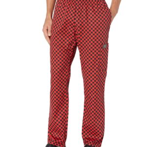 Chef Code Chef Pants, Checkered Red, Large