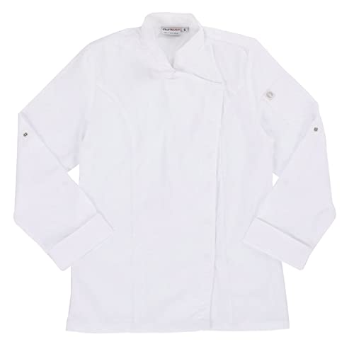 Chef Works Women's Lansing Chef Coat, White, Large