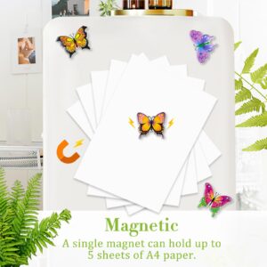 MORCART Butterfly Magnets for Fridge, Cute Animal Magnets for Refrigerator Kitchen Office Classroom Lockers Teacher Students Whiteboards 6PCS