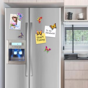 MORCART Butterfly Magnets for Fridge, Cute Animal Magnets for Refrigerator Kitchen Office Classroom Lockers Teacher Students Whiteboards 6PCS