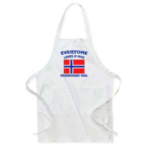 everyone loves a nice norwegian girl norway norwegians bib kitchen apron