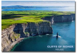 cliffs of moher on the west coast of ireland travel refrigerator magnet size 2.5" x 3.5"