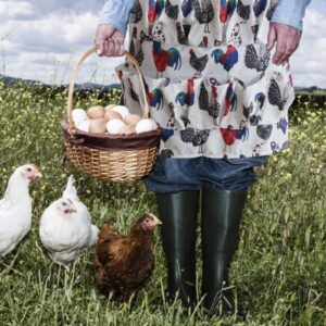 DatingDay Chicken Egg Farm Eggs Gathering Collecting Apron Pocket Perfect for Holding Multiple Egg (30cm*25cm)-3 Pockets for Children