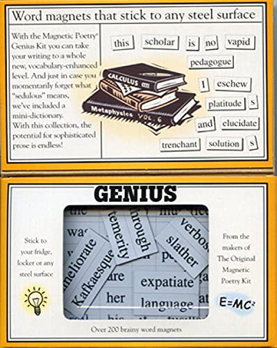 Genius-Magnetic Poetry Kit