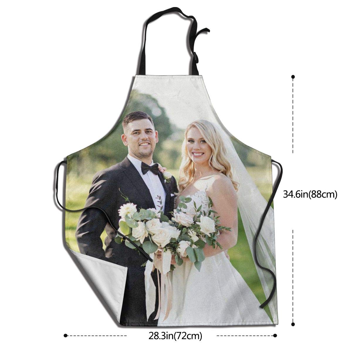 Personalized Add Your Own Photo Text Custom to Kitchen Apron Prepare Gift