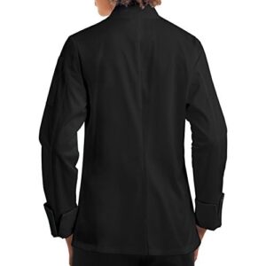 On The Line by ChefUniforms.com Women's Classic Long Sleeve Chef Coat - Chef Coat Women, Black Chef Coat, Women's Chef Jackets, Womens Chef Coat, Chef Coat, Chef Uniform for Women