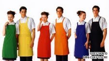 CHEFSKIN ADULT APRON WITH POCKET, POLYESTER FABRIC SUPER LIGHTWEIGHT AND COMFORTABLE EASY WEAR, EASY WASH, WONT FADE WONT SHRINK AVAILABLE IN WHITE, BLACK, LIME, GREEN, BABY BLUE, ROYAL BLUE, NAVY