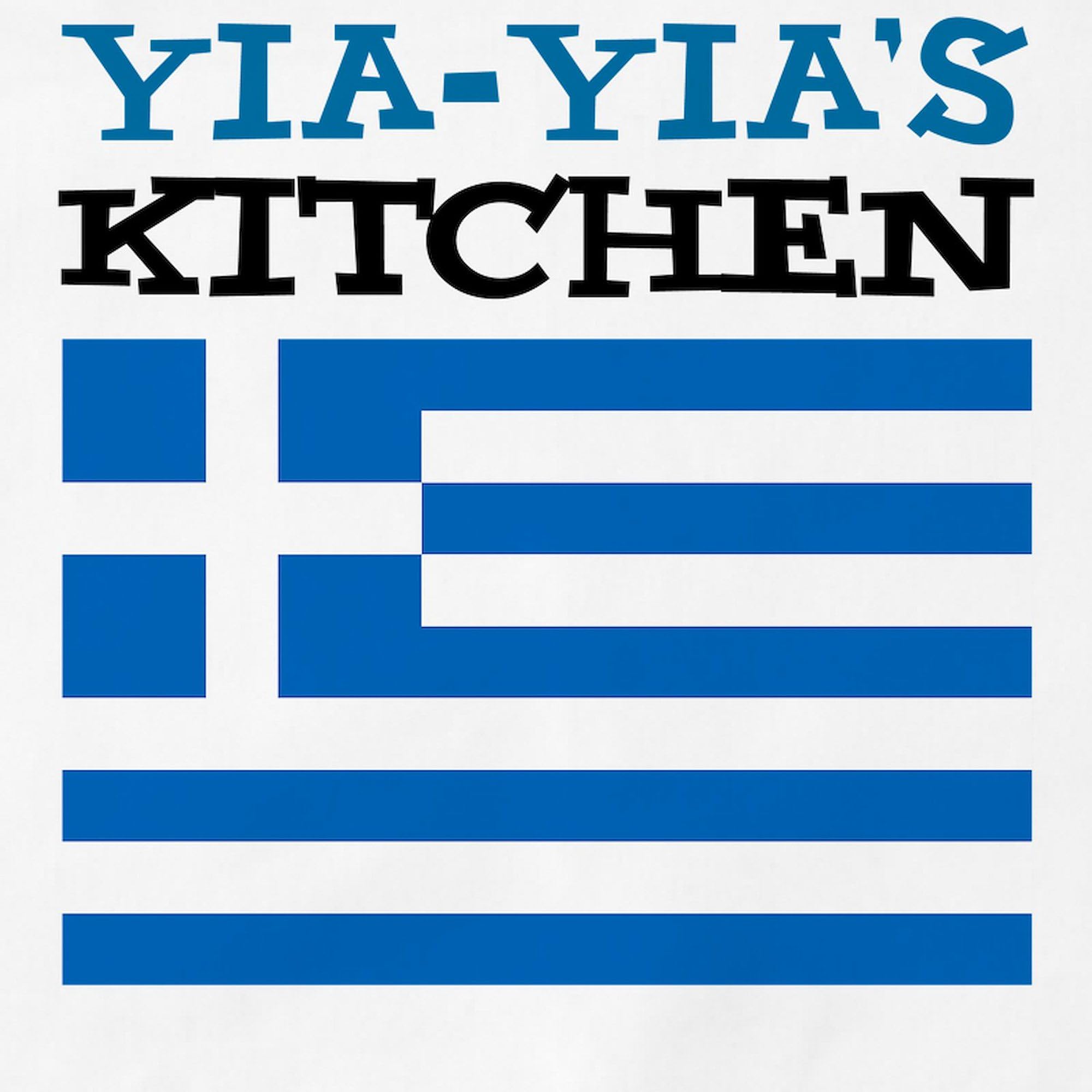 CafePress Yia Yia's Kitchen Kitchen Apron with Pockets, Grilling Apron, Baking Apron