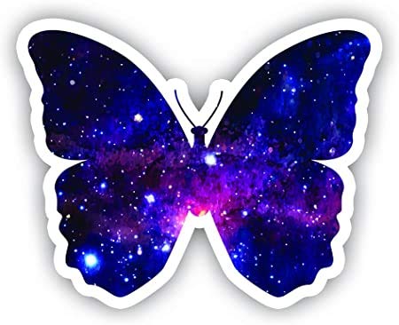 Butterfly Magnet Galaxy Collection Magnets Car Refrigerator Metal Sign Magnetic Vinyl 5"