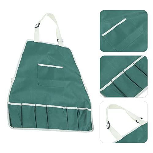 Yardwe Kids Gardening Apron 2PCS Kids Gardening Canvas Apron fruit picking apron toddler working apron with Pockets Gardening