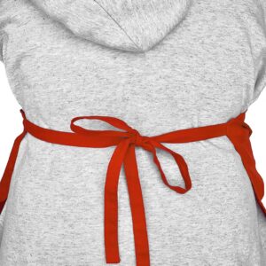 ThisWear Gifts For Granny Gifts For Grandma Everything Is Better In Granny's Kitchen Two Pocket Adjustable Bib Apron Red