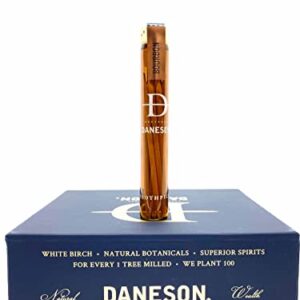 Daneson Single Malt Scotch Wood Toothpick Lightweight Portable Wooden Gift for Men With Elegant and Luxury Design Toothpick Holder 12 Toothpicks(SCOTCH)