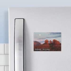 CafePress Cathedral Rock, Sedona, AZ Rectangle Magnet, 3"x2" Refrigerator Magnet