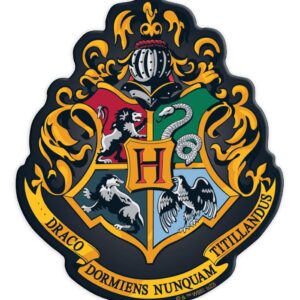 Paper House Productions Harry Potter Die Cut Hogwarts Crest 3" Magnet for Refrigerators and Lockers