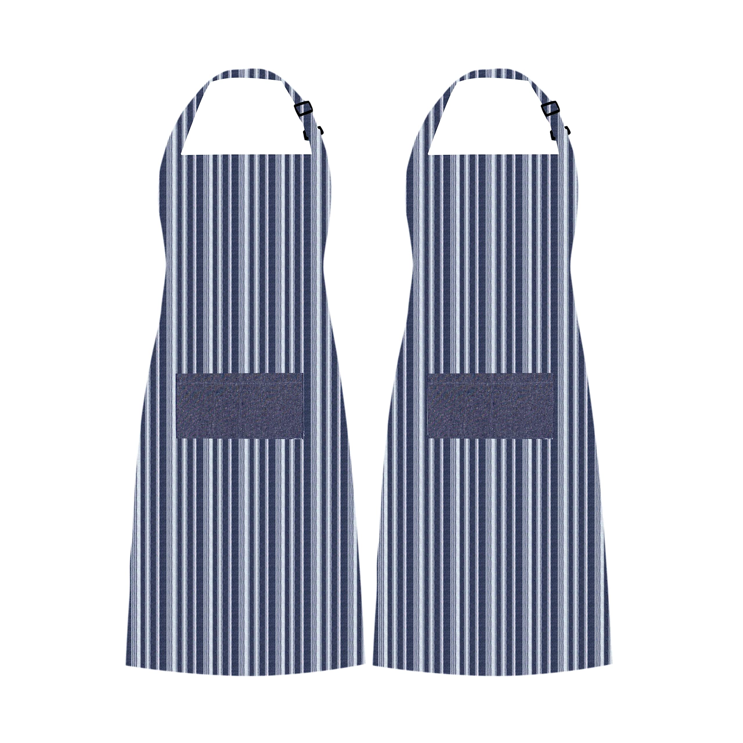 Kitchen Apron |Chef Apron with 2 pockets|Cotton Bib Apron with Adjustable Straps| Restaurant,Embroidery Craft Painting