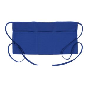 fame delta plus original 3 pocket waist apron - f9 - royal blue (wfa18122rb)