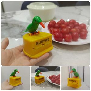 RIJBYWS Bird Toothpick Dispenser£¬Telescopic Automatic toothpick dispenser£¬Cute Toothpick holder decoration the kitchen, home,party, fun gifts for children parents