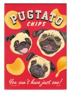 retro pets, magnet pugtato chips