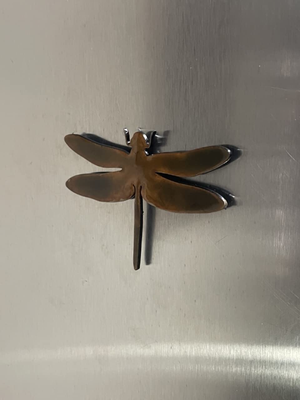 Dragonfly Magnet. Stone Tumbled. Designed and Manufactured in The USA.