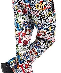 ChefUniforms.com Men's Graffiti Print Baggy Chef Pant (L)