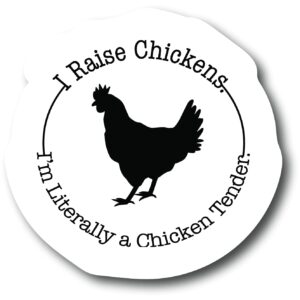 Chicken Lady Magnet. I Raise Chickens. I'm Literally A Chicken Tender 4. in Refrigerator Magnets – Funny Magnets for Fridge Dishwasher, Whiteboard, Toolbox or Car and Truck |PM588|