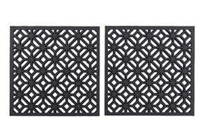 silicone trivet for hot dishes pots and pans our decorative table mats can be used as pot holders and oven mitts coasters jar openers and are microwave safe. set of 2 potholders by q's inn.