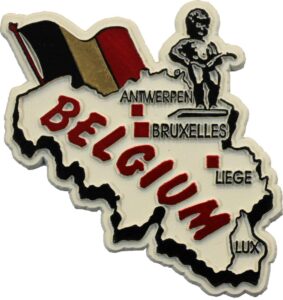belgium - country magnet