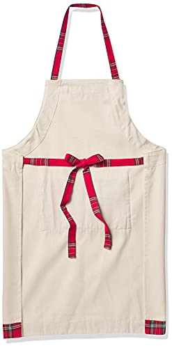 Mud Pie womens Apron, Tartan, 34" 27" Mud Pie Grandma Chef Apron Tartan 34 x 27 , Grandma, One Size US