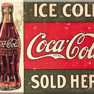 Desperate Enterprises 1916 Ice Cold Coca-Cola Refrigerator Magnet - Funny Magnets for Office, Home & School - Made in The USA