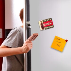 Desperate Enterprises 1916 Ice Cold Coca-Cola Refrigerator Magnet - Funny Magnets for Office, Home & School - Made in The USA