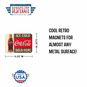 Desperate Enterprises 1916 Ice Cold Coca-Cola Refrigerator Magnet - Funny Magnets for Office, Home & School - Made in The USA