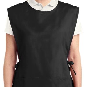 Port Authority Easy Care Cobbler Apron with Stain Release, Black, Small / Medium