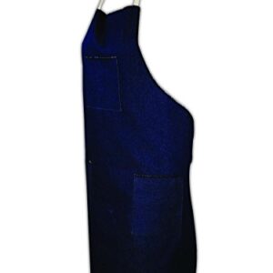 MAGID unisex adult Bib gardening aprons, Blue, 28 x 36 US