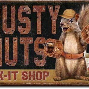 Desperate Enterprises Rusty Nuts Garage Refrigerator Magnet - Funny Magnets for Office, Home & School - Made in The USA