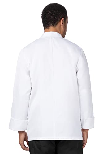 Chef Works Unisex Sustainable Le Mans Chef Coat, White, Large