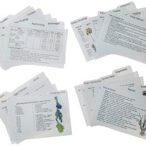 Labeleze 4-by-6-Inch Recipe Card Divider Set