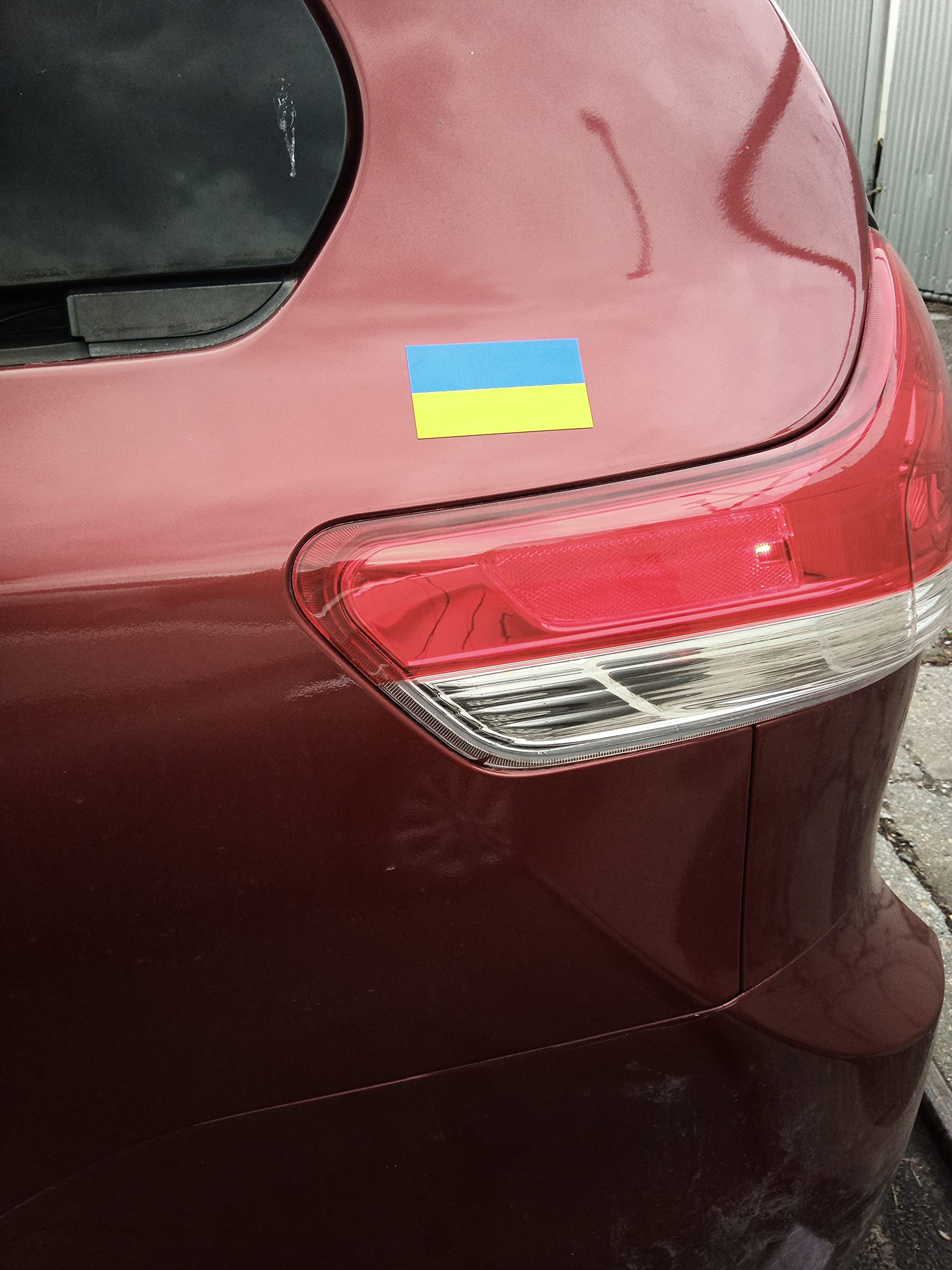 Ukraine Flag Magnet - for Car and Refrigerator - 3.5" x 2" - Authentic Ukrainian Flag Colors