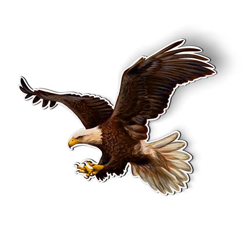 Bald Eagle American Pride USA - 5.5" Magnet for Car Locker Refrigerator