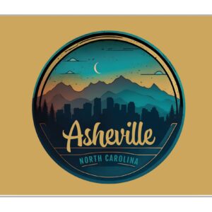 Asheville North Carolina Souvenir 2x3-Inch Fridge Magnet