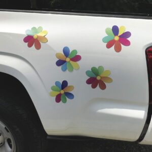 Flower Power Car Magnets