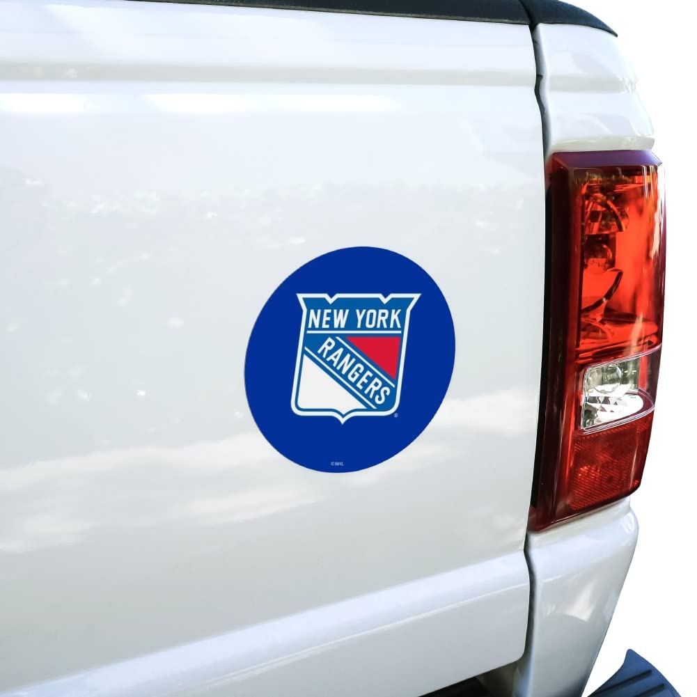 New York Rangers Logo Automotive Car Refrigerator Locker Vinyl Circle Magnet